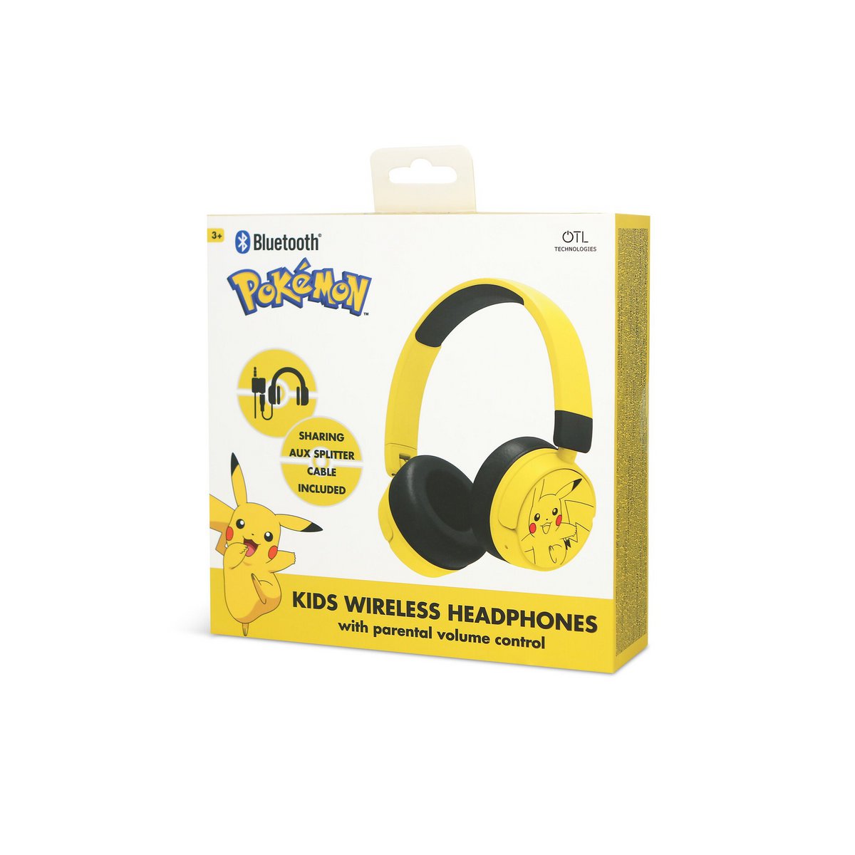 Pokémon - Yellow - junior bluetooth koptelefoon
