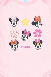 Zestaw 2 body niemowlęcych, Minnie i kwiatki