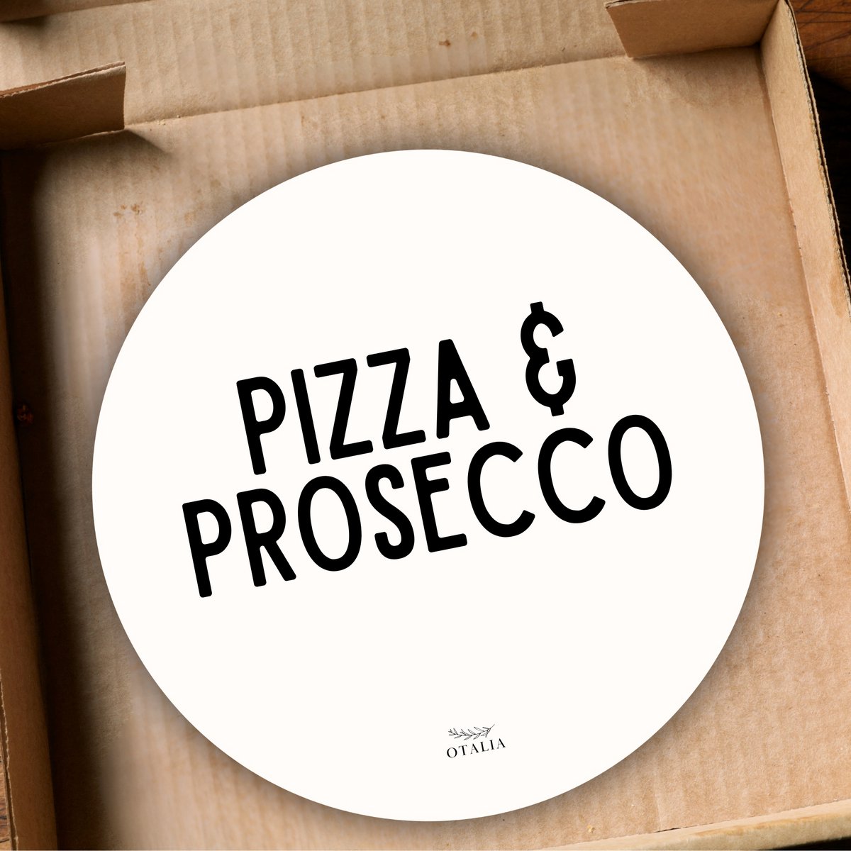 Pizzabox: pizza & prosecco - Decocard