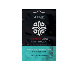 Intensywnie regenerująca i detoksykująca maska ​​na noc - 2 x 5 ml - Vollaré Cosmetics