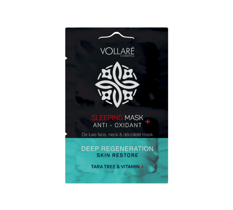 Intens regenerering og detox natmaske - 2 x 5 ml - Vollaré Cosmetics