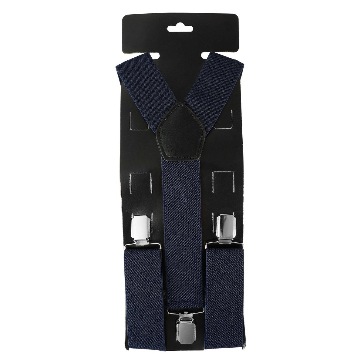 Suspenders total length 95 cm, dark blue