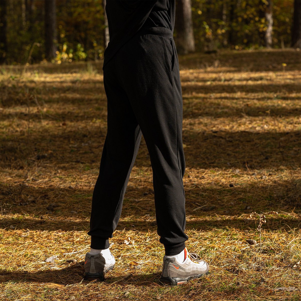 Men's Merino 250 Jogger sweatpants 250gsm Black