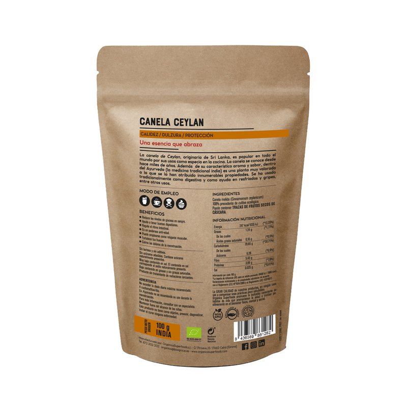 Organic ground cinnamon