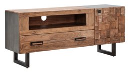 TV Stand Mumbai Cm 145X40X62 (Legno Di Acacia Nilotica) 1423110000