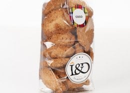 Vegan coconut macaroons, golden brown in color, with a crunchy exterior and soft, chewy interior.