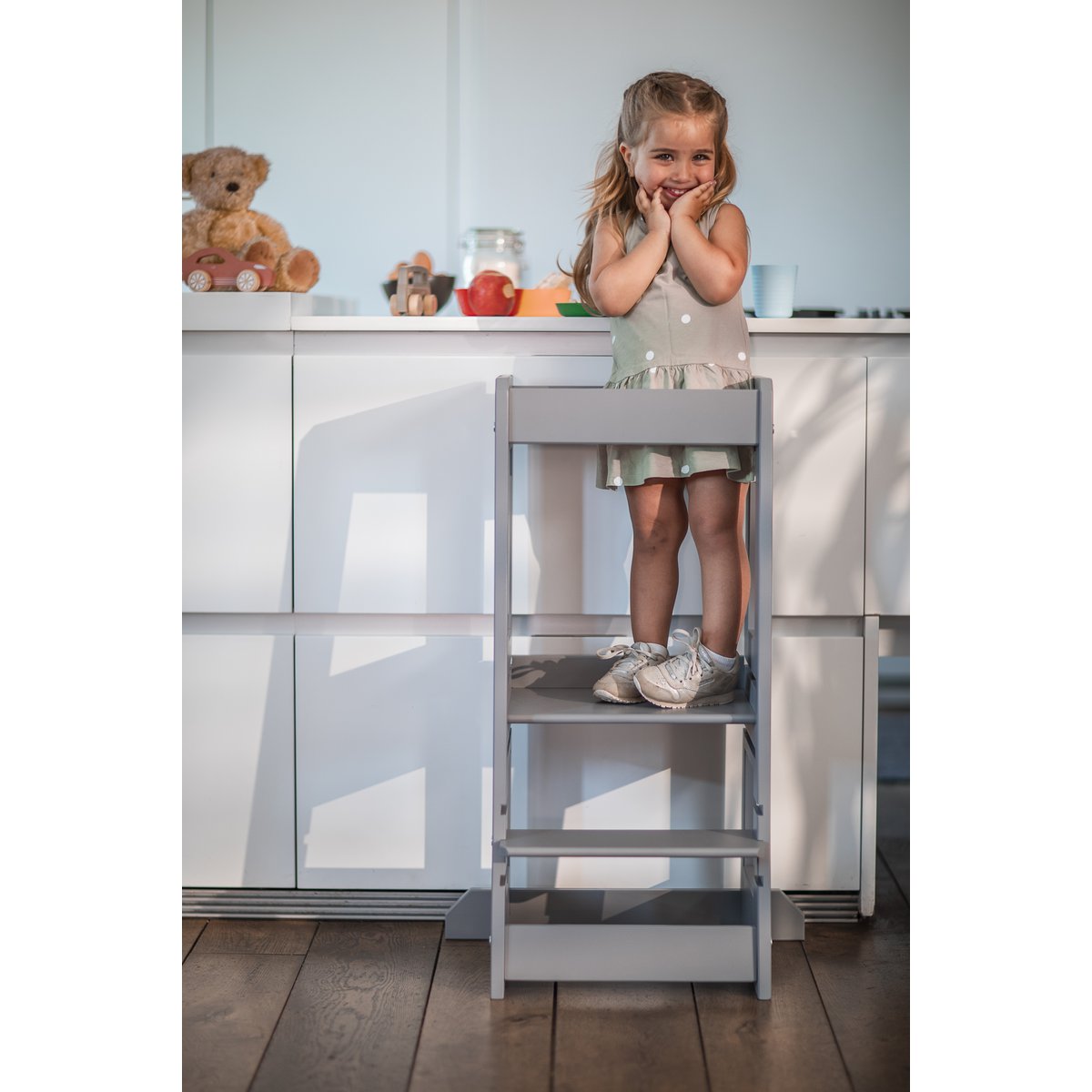 tiSsi® Lernturm FELIX  Buche STORMY GREY