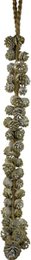 Christmas decoration garland - Garland white | 110 cm | Extra long Christmas garland made of natural materials | White