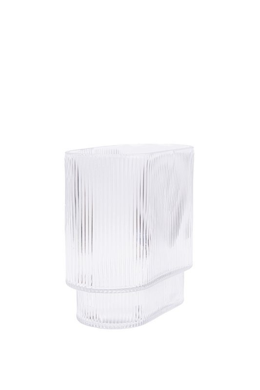 MIST SERIES OVAL CLEAR VASE