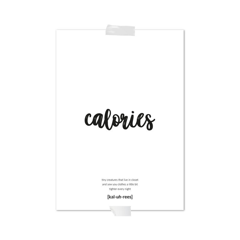 Calories | Poster (A3)