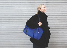 LOQI Weekender Large - Quilted Betty Blue