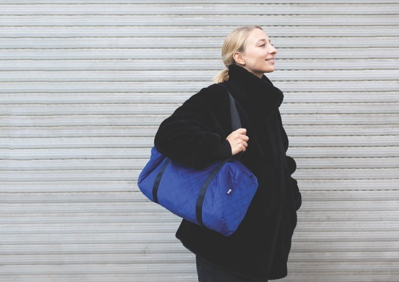 LOQI Weekender Large - Quilted Betty Blue