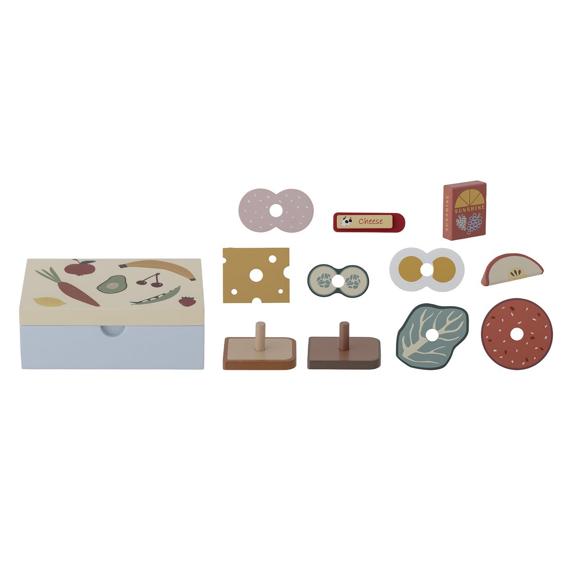 Thyra Spielset, Lunchbox, Blau, FSC® 100 %, MDF