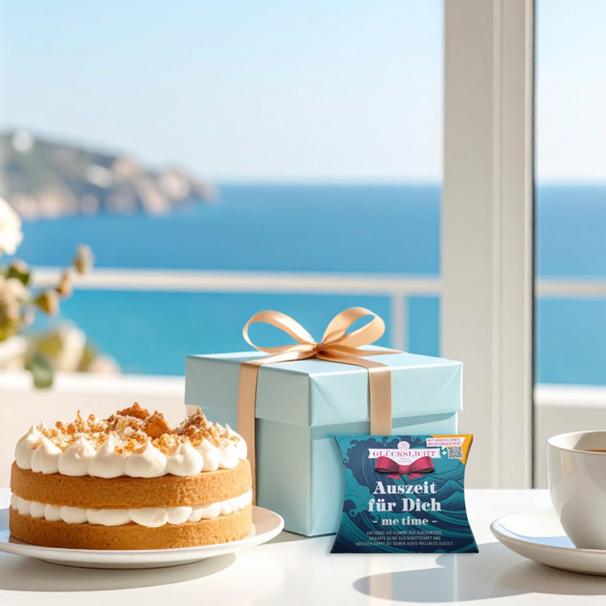 Lumière heureuse / Dans le coffret cadeau avec un nœud découpé 🎀 / Temps pour moi / Temps libre pour toi / AVEC SON