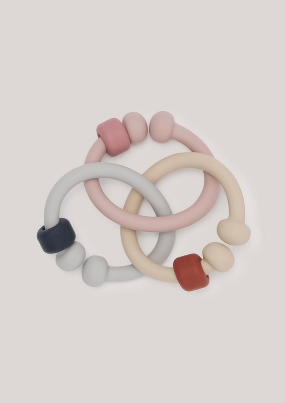 Silicone Teether Links - Multicolour