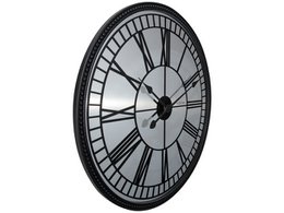 Wall clock NeXtime Cleopatra Mirror 56 cm black