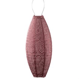 Lumiz Solar Lampion Paisley Long Oval - 20 cm - Koper