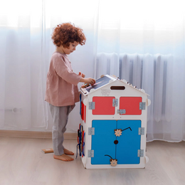 BusyBoard sanselegehus - Hvid