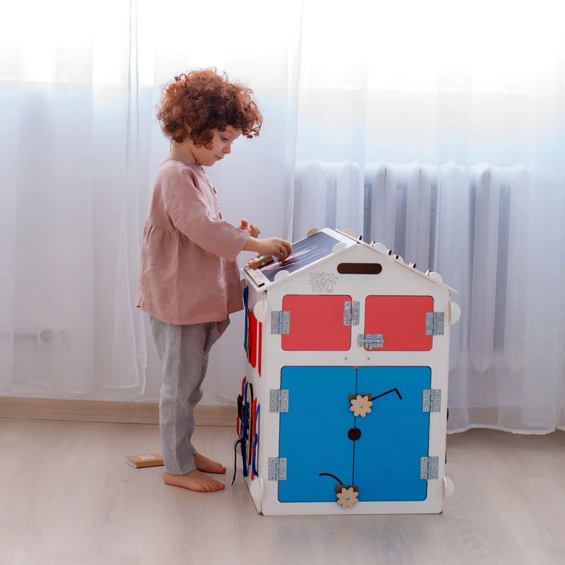 BusyBoard sanselegehus - Hvid
