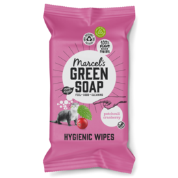 Hygienische Reinigungstücher Patchouli & Cranberry