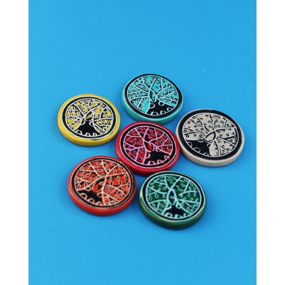 Mini hand flatterer tree of life - soapstone