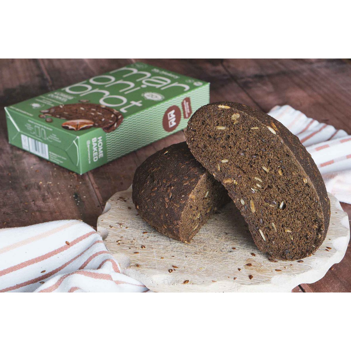 Préparation pour pain aux châtaignes sans gluten citrouille noire