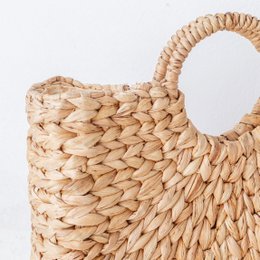 Borsa estiva in tessuto | Borsa Shopping SAMBAS realizzata in Giacinto d'Acqua