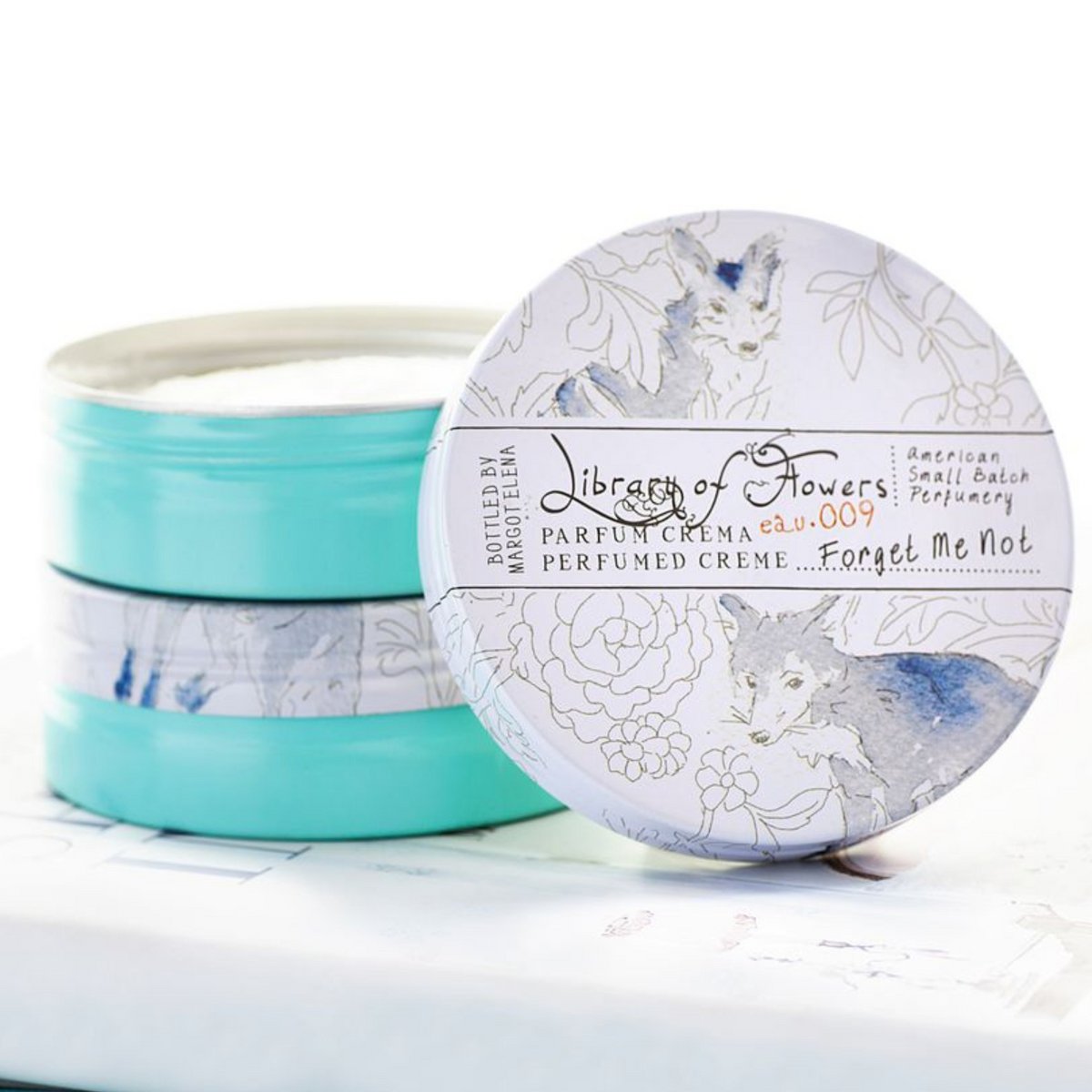Biblioteca de Flores No Me Olvides Parfum Crema