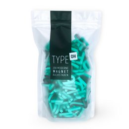 Modern magnetic letters - Unique Colors