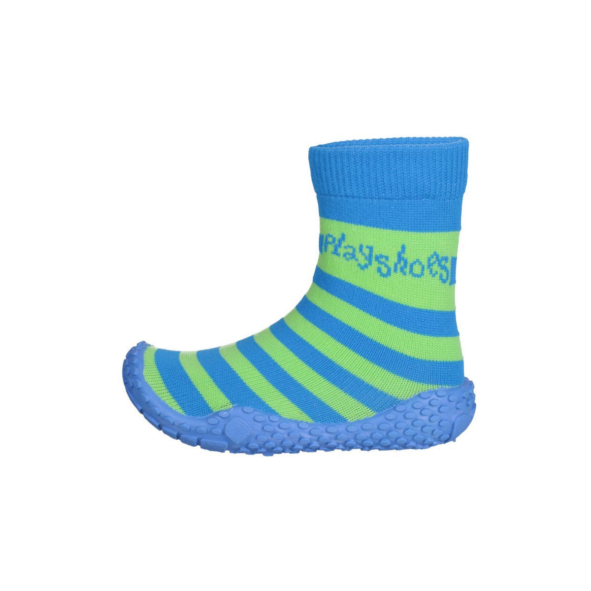 Aqua Socks Stripes - blau / grün