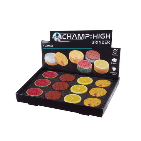 Display 12 x spice mills - 50mm - YUMI