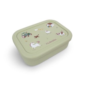 Silicone lunch box - Bog Green