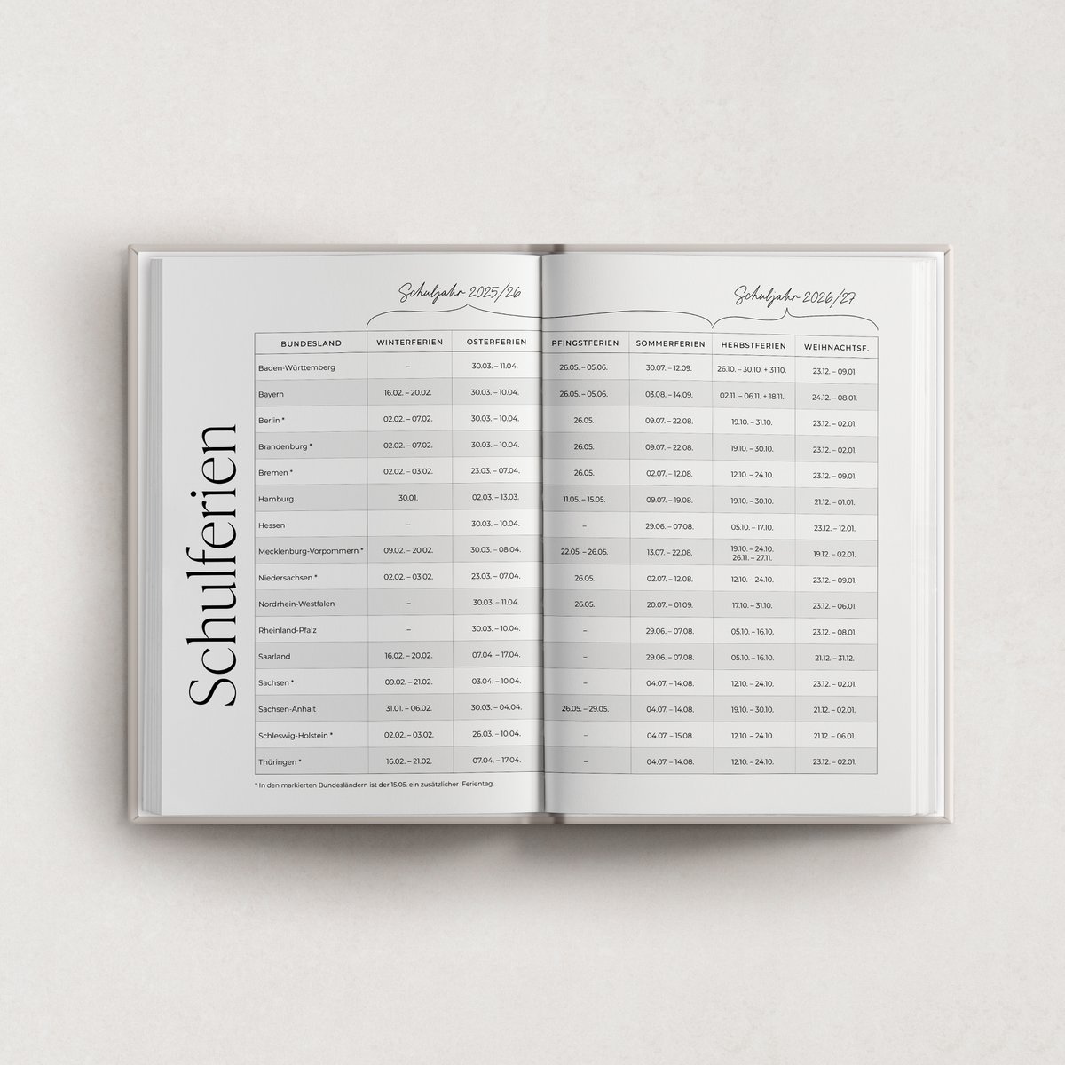 Jaarplanner 2026 - Plannen en verhalen