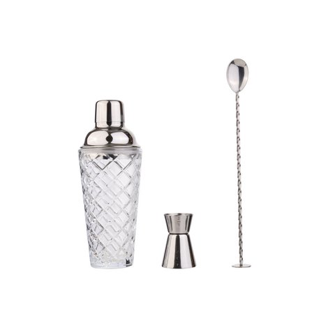 3 -room crystal cocktail set - 400ml