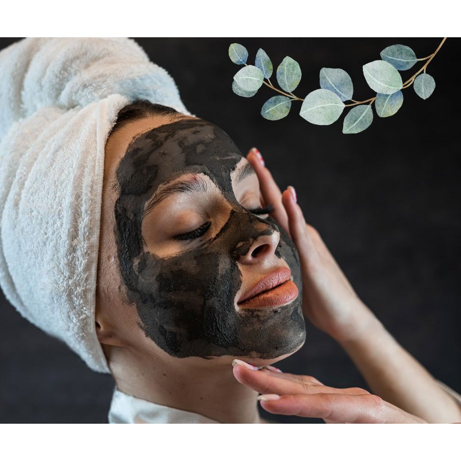 Face mask activated carbon - deep cleaning and clarifying for blemished skin