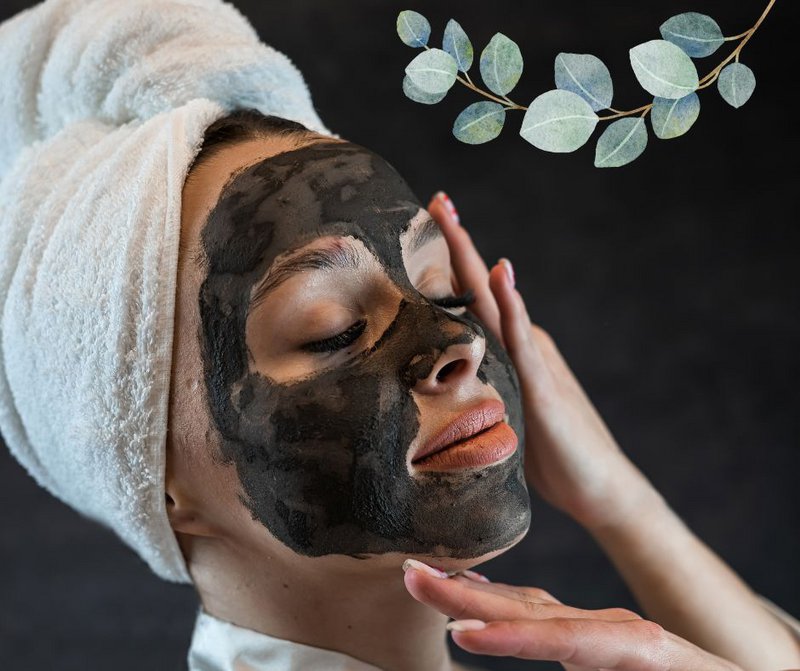 Face mask activated carbon - deep cleaning and clarifying for blemished skin