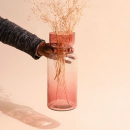 Vase | Handgeblasene, getönte Grande-Size-Farben | Glas