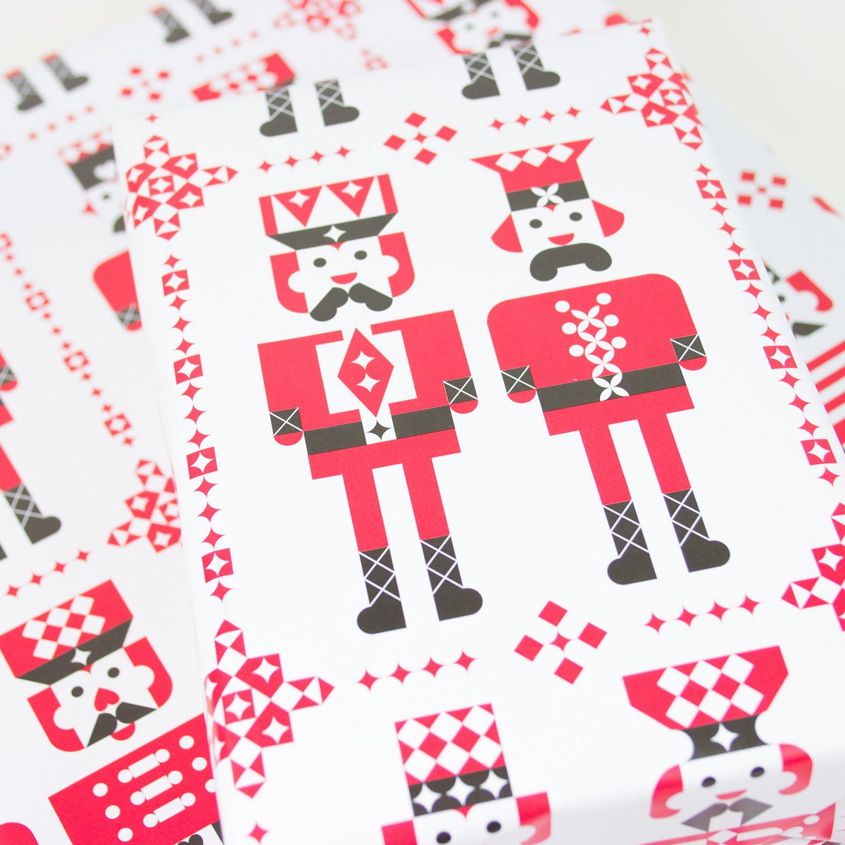 Geschenkpapier Nussknacker
