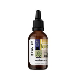  Organic liquid fertilizer for herb plants, 100ml and 250ml variants, high concentration for strong effect, easy dosing with pipette.