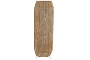 LAMPARA PIE YUTE METAL 29X29X83 LAMPARA NATURAL LA161534