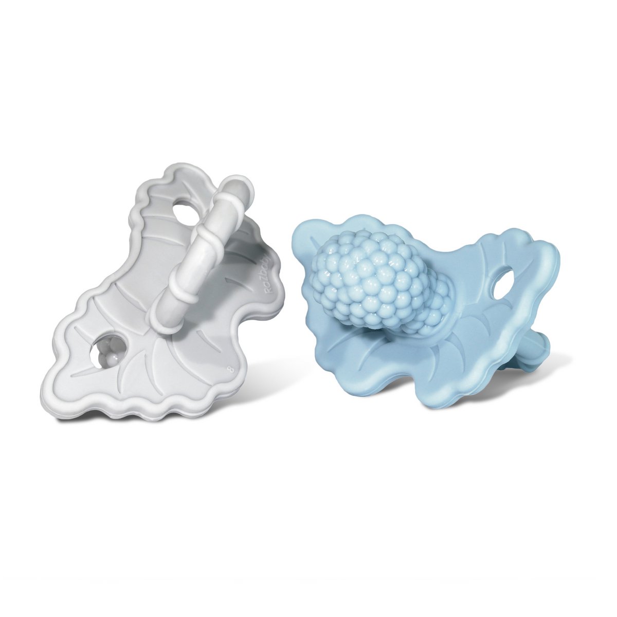 RaZberry set di due massaggiagengive: blu e grigio