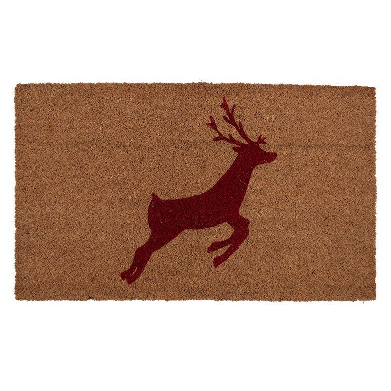 Deurmat 75x45 cm Bruin Kokos Hert Kokosmat