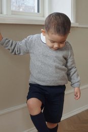 Bermuda elasticizzati - Blu navy