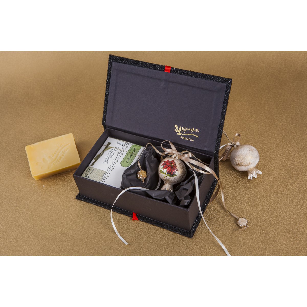 Soap Luxury Red-Black Gift Box: Christmas Night