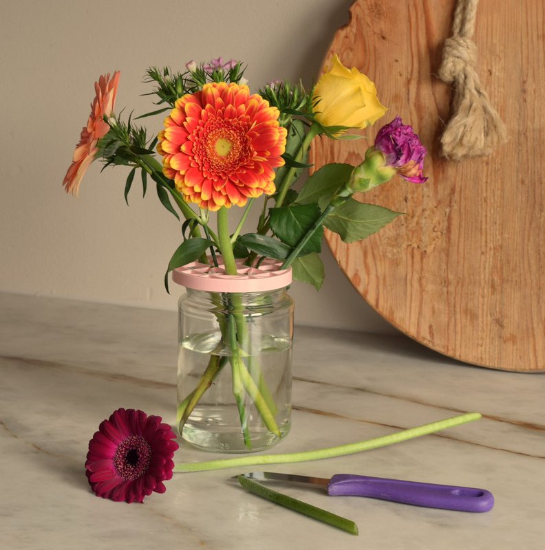 Flowerup! Bloemenrooster, bloemschijf *blauw*