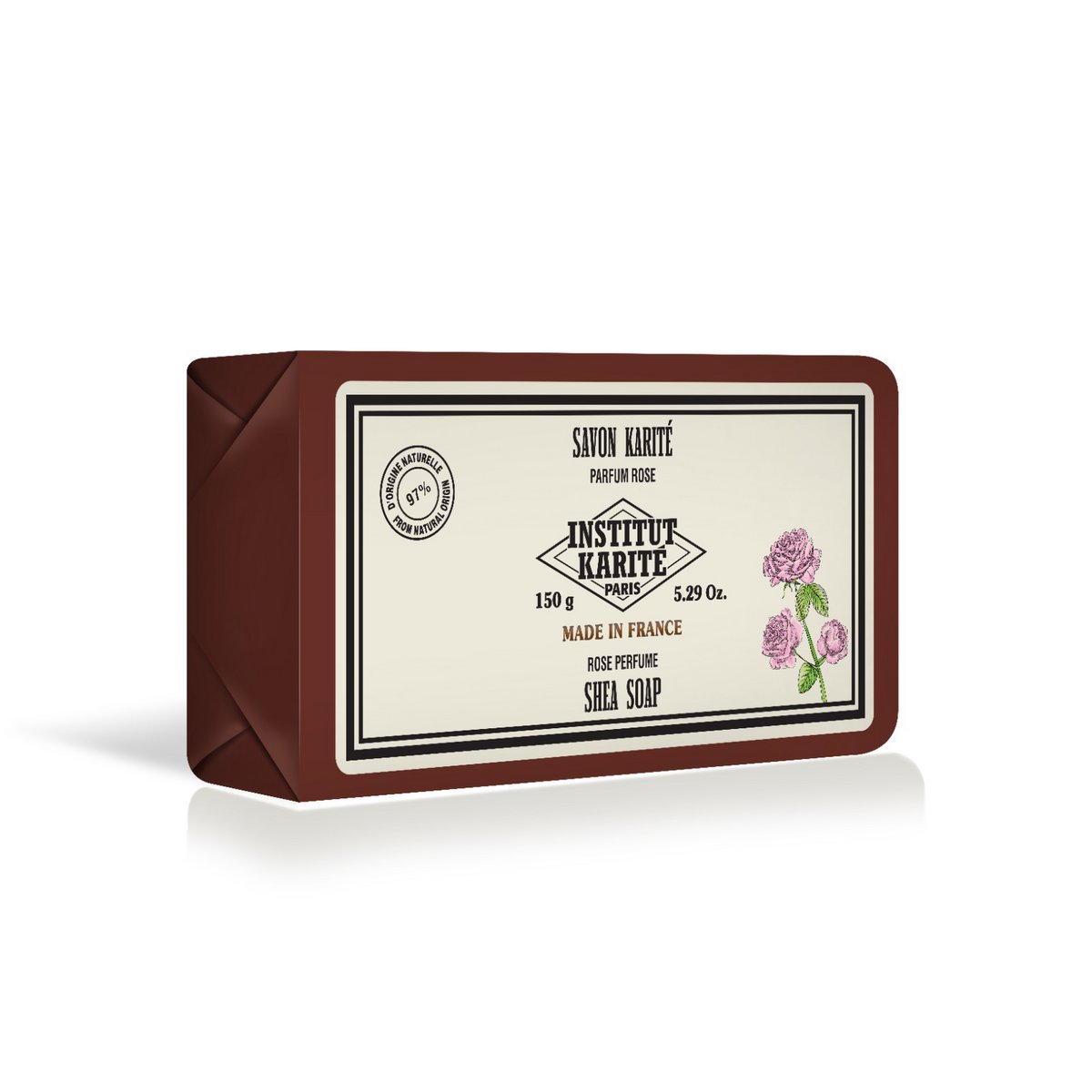 Savon au Beurre de Karité 150g - Rose