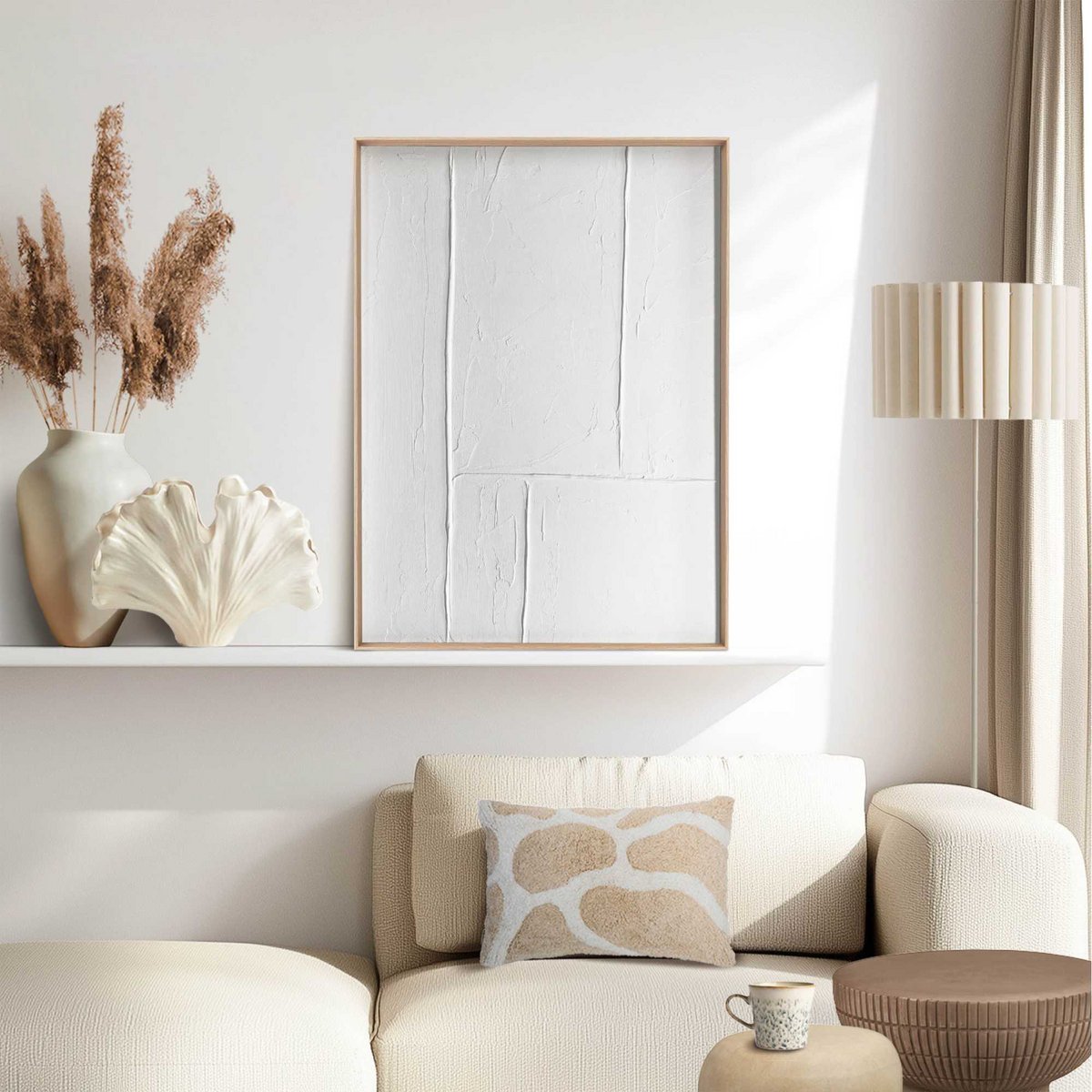 Relief Wandbild Reliefbild Formen 70x50