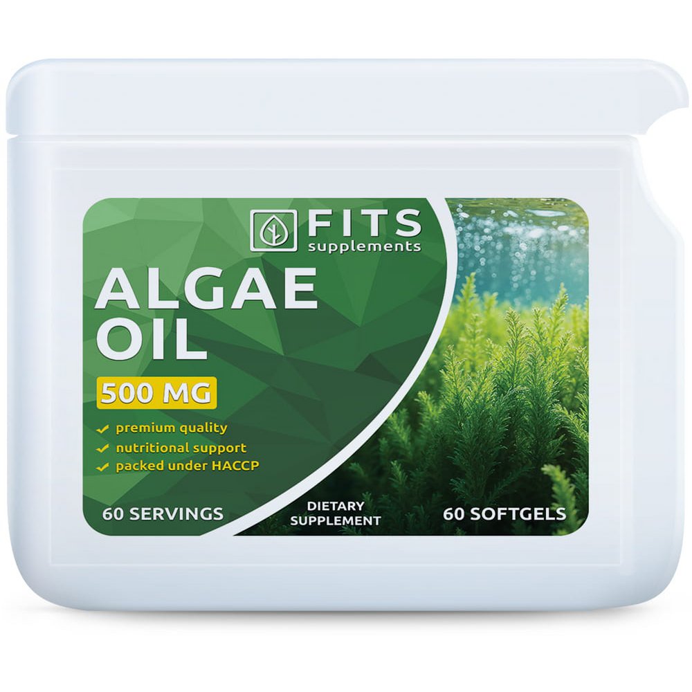 Algenolie 500 mg DHA 200 mg 60 softgels