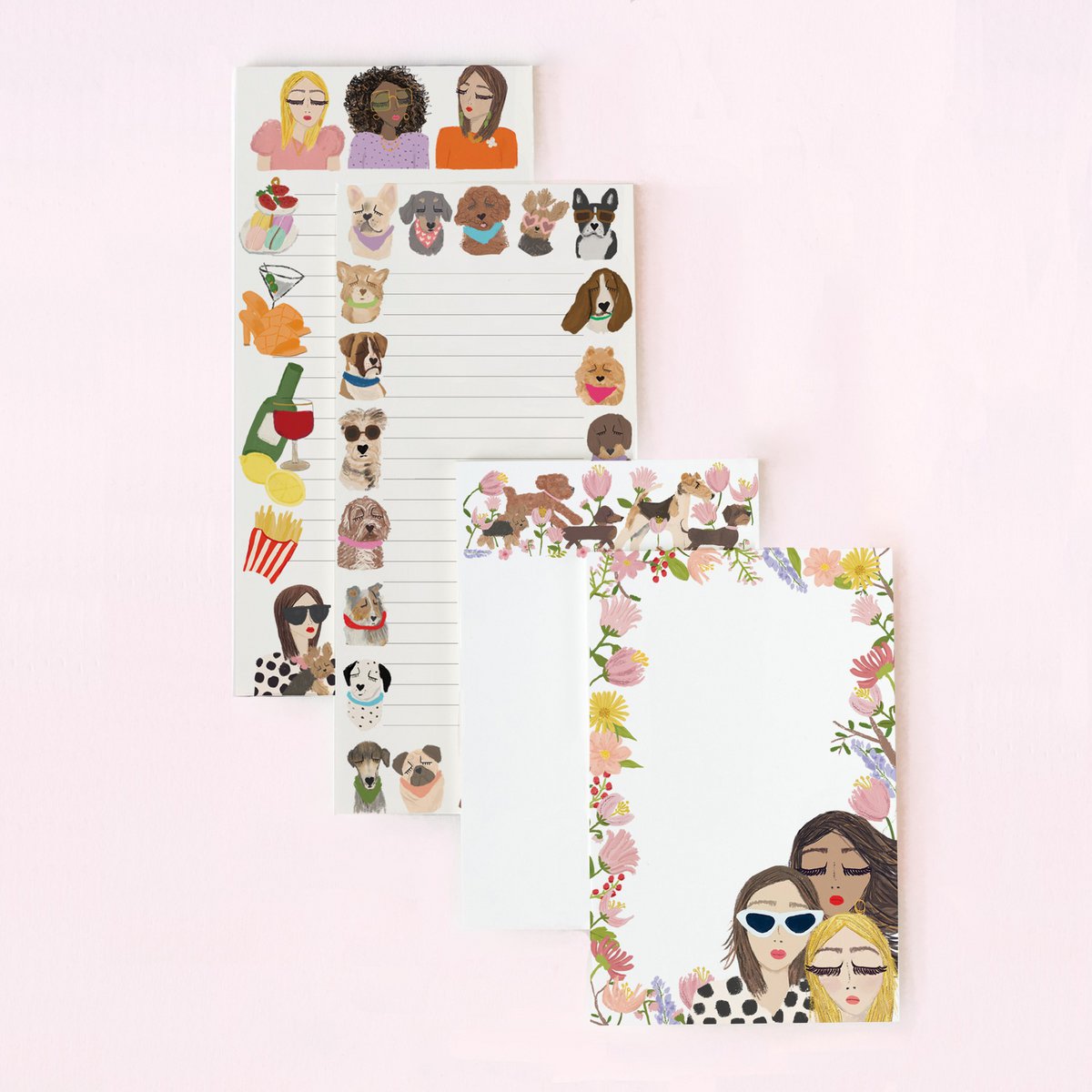 Fashion Girls Garden Notepad