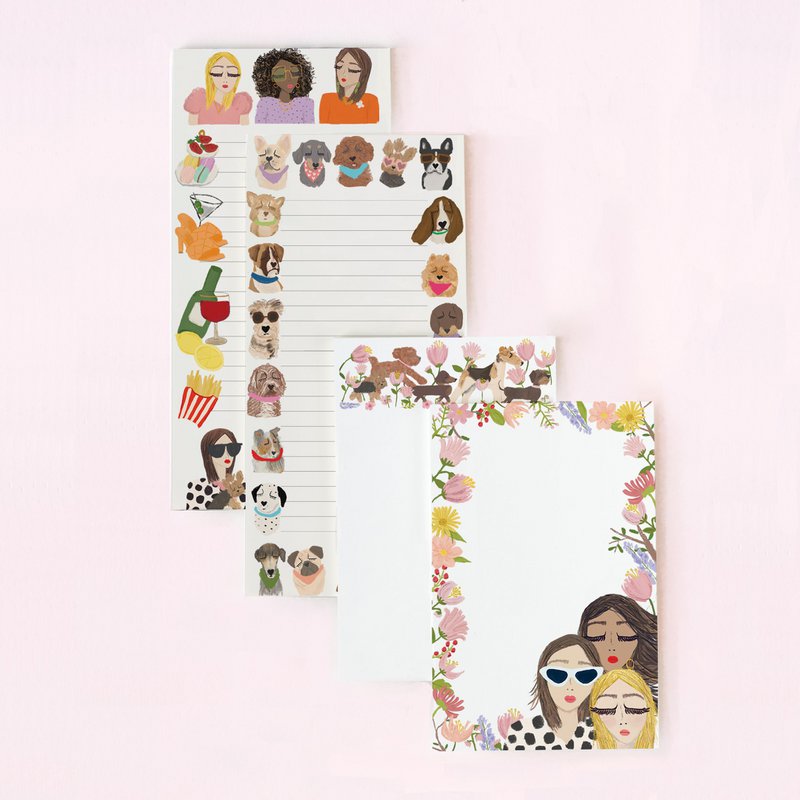 Fashion Girls Garden Notepad